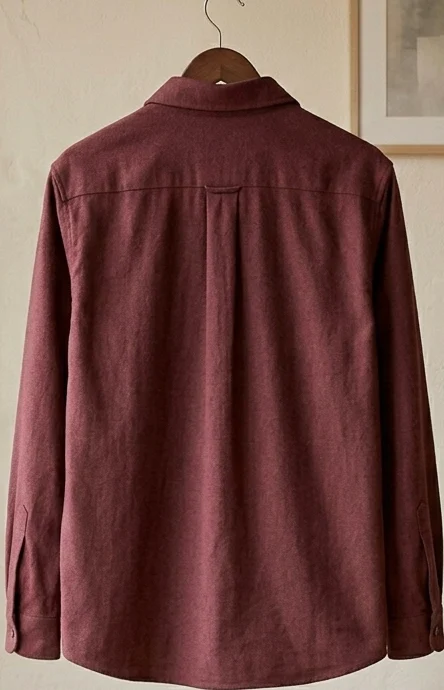Espalda de Camisa de franela